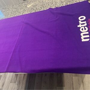 Metro by T-Mobile Branded Purple Beach Towel